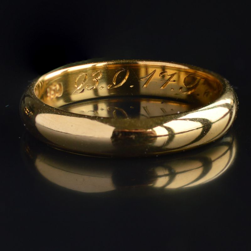 kapitalisme zaad tong Wedding ring 1914 - Rocks and Clocks