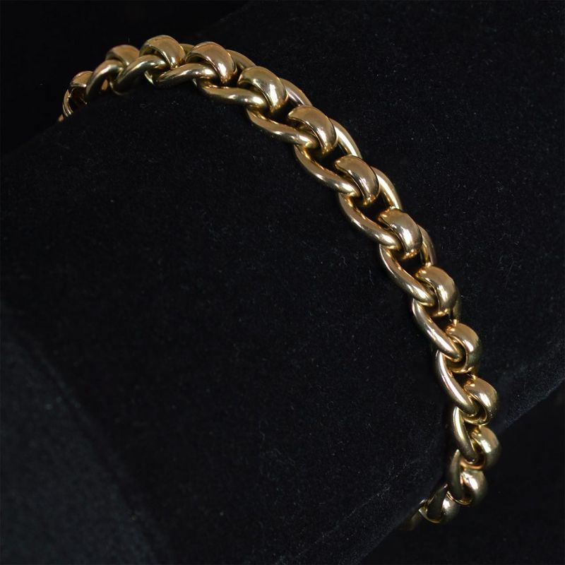 14-karaat-gouden-gourmet-variant-schakel-armband