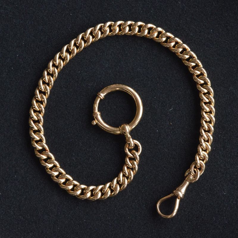14k-massief-gouden-zakhorloge-ketting-gourmet-antiek