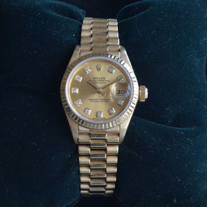 rolex-datejust-president-geeel-gouden-diamanten-wijzerplaat-dameshorloge-69178