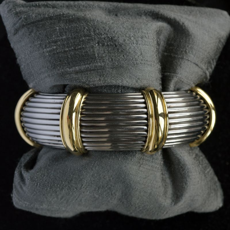 vintage-80er-jaren-staal-18k-gouden-armband