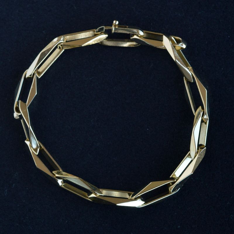 14-karaat-gouden-closed-forever-armband-vintage
