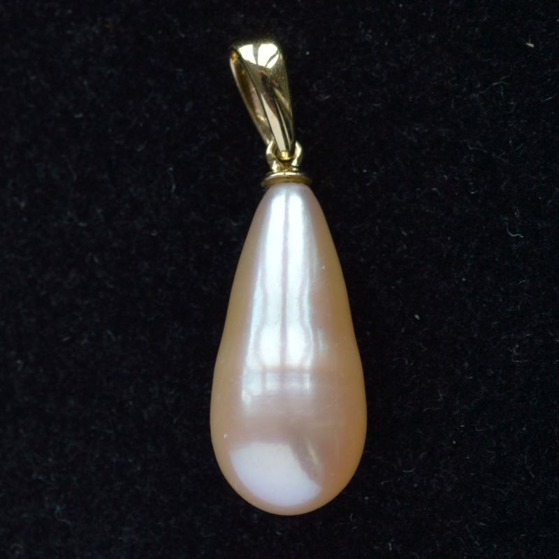 oranje-roze-druppelvormig-zoetwater-parel-hanger-13-10-10-mm-14k-wit-goud