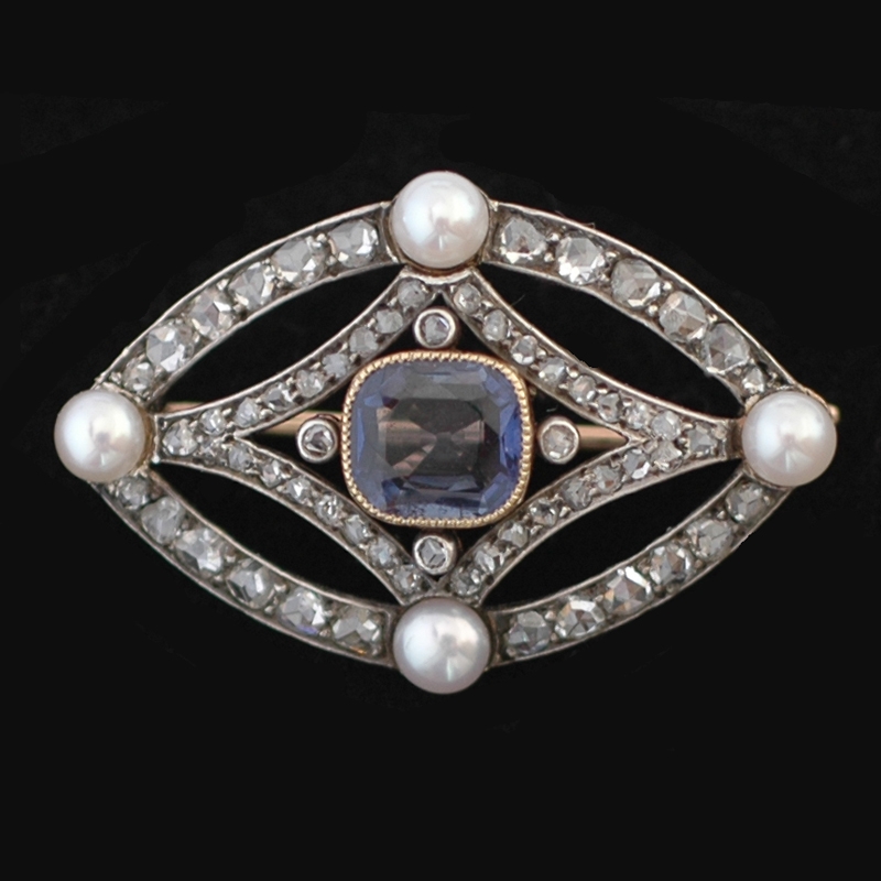 antieke-diamanten-broche