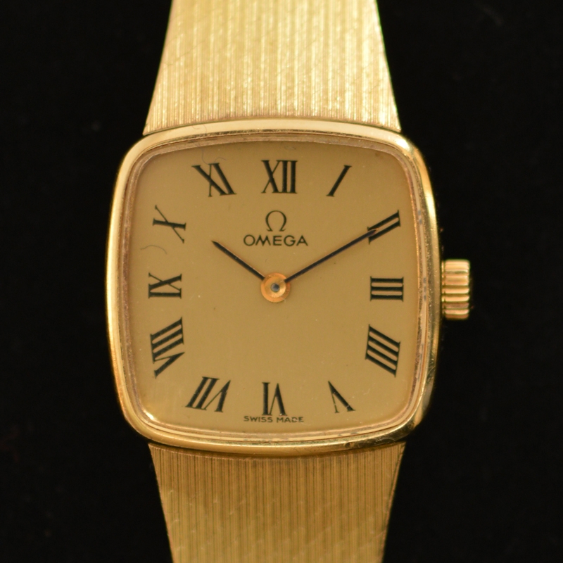 gouden-omega-dames-horloge