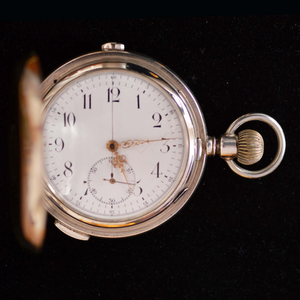 zilveren-zakhorloge-chronograaf-kwartier-repetitie-zwitsers