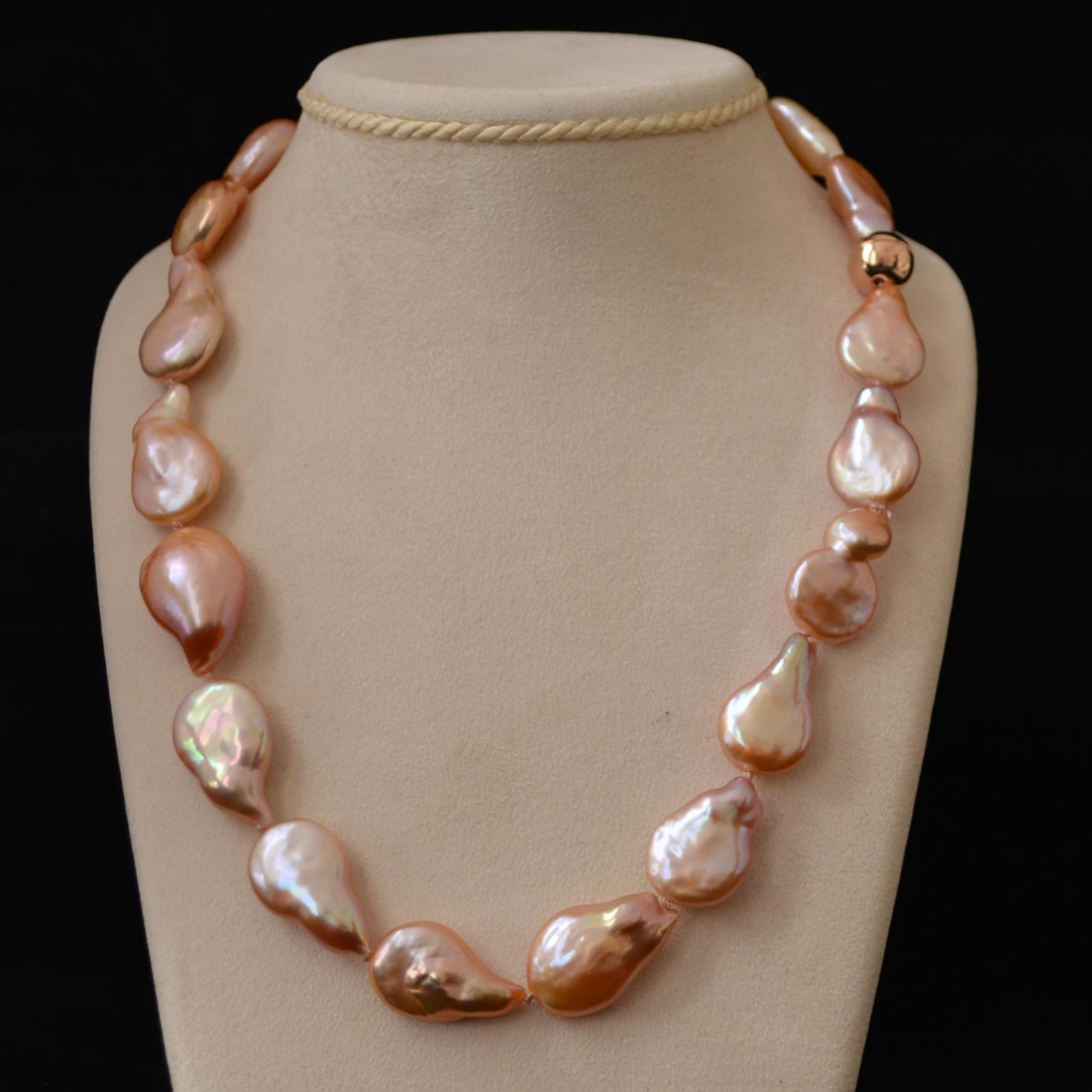 rose-roze-gouden-barok-munt-parel-collier