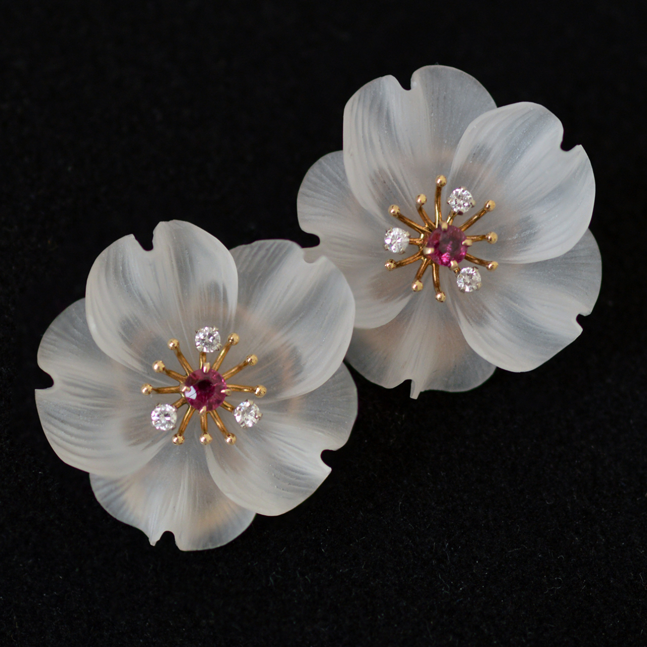 eense-bergkristal-diamant-robijn-goud-bloem-oorbellen-oorclips