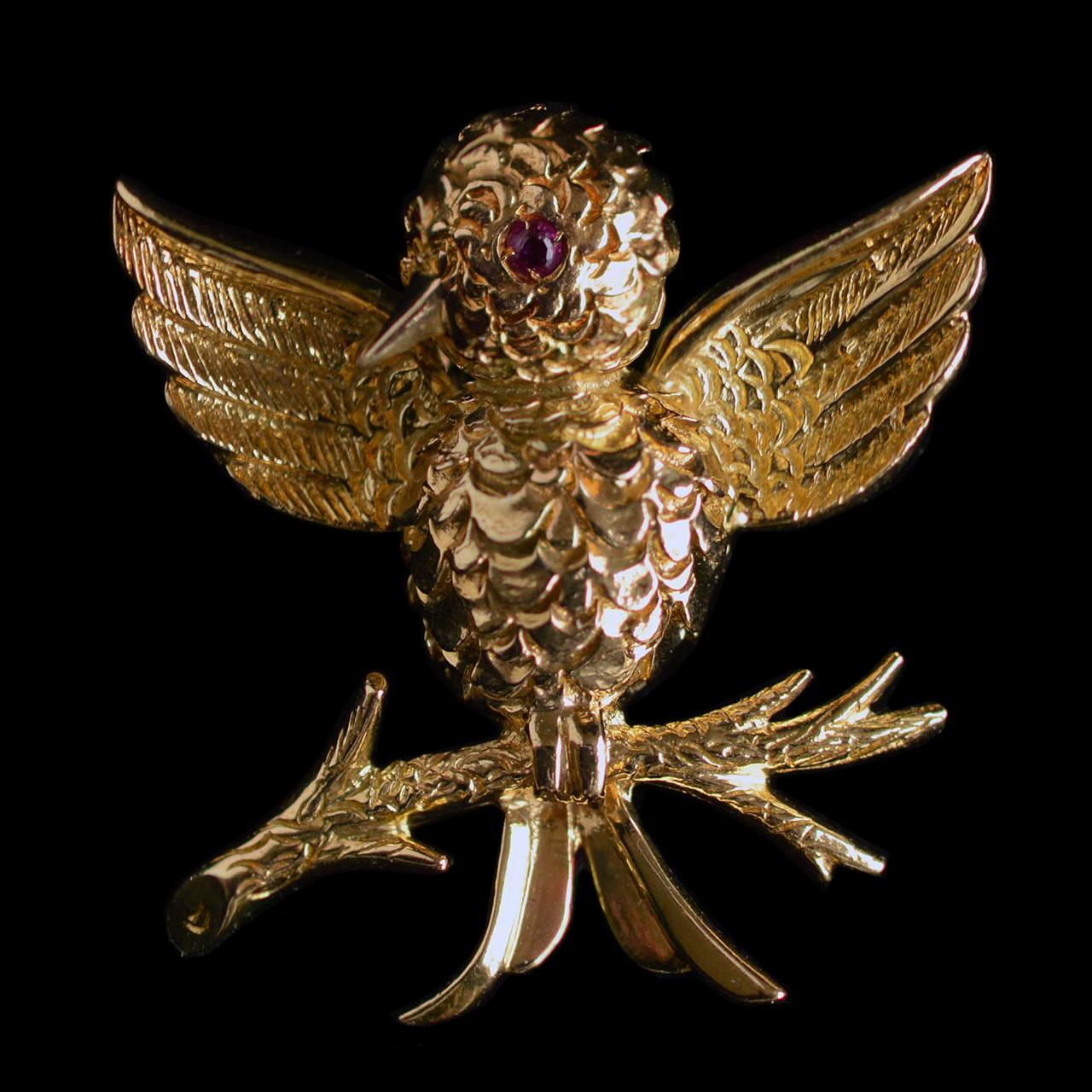 tiffany-co-robijn-18k-goud-vogel-tak-broche-60er-jaren-1960