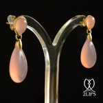 18k-goud-2lips-colours-oorbellen-roze-chalcedoon-designer-david-aardewerk-juwelier