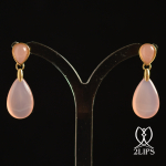 18k-goud-2lips-colours-oorbellen-roze-chalcedoon-designer-david-aardewerk-juwelierclick-to-edit