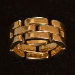 cartier-panthere-maillon-ring-geel-goud-vintage