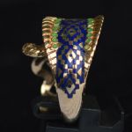 vintage-18k-goud-emaille-slang-ring-60er-jaren