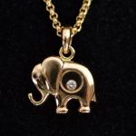 chopard-happy-diamond-collier-olifant-hanger