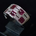 robijn-diamanten-dambord-patroon-18k-wit-gouden-ring