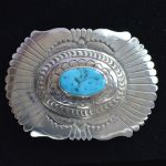 zilveren-turkoois-riem-gesp-navajo-indiaan-kunstenaar-james-francisco