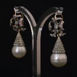 antieke-roosdiamant-parel-oor-hangers-bellen-1850