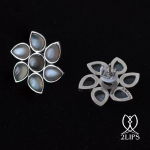 2lips-flower-tulp-maansteen-oorbellen-oorstekers-ontwerper-david-aardewerk-juwelier-18k-goud-keukenhof-dutch-design