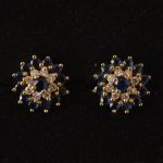 vintage-diamant-en-saffieren-cluster-oorbellen