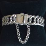 moderne-zilveren-gourmet-cuban-armband