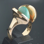 bent-gabrielsen-pedersen-70er-jaren-vintage-deense-gouden-design-ring-calcedoon