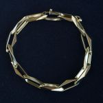 14-karaat-gouden-closed-forever-armband-vintage