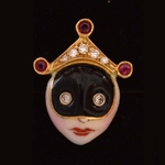 18k-italiaans-dress-set-diamanten-robijnen-onyx-meerkleurige-emaille-manchetknopen-smokinghemdknopen-maskers
