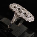 platina-oud-slijpsel-diamant-cocktail-ring