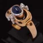 vintage-gouden-ring-diamant-saffier-georg-jensen