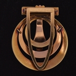 cartier-nederland-1930-art-deco-broche-rood-geel-goud