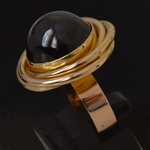 1970-design-goud-ring-bruine-granaat
