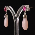 18k-wit-goud-2lips-colours-oorbellen-rubelliet-toermalijn-roze-opaal-designer-david-aardewerk-juwelier