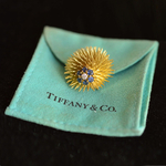 tiffany-co-nederland-vintage-saffier-zee-egel-pin-broche-geel-goud-diamant
