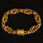 antieke-gouden-schakel-armband-natuurlijke-saffieren-1900