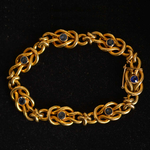 antieke-gouden-schakel-armband-natuurlijke-saffieren-1900