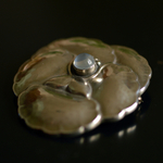 antieke-georg-jensen-zilveren-maansteen-bloem-broche-viooltje