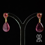18k-goud-2lips-colours-oorbellen-rubelliet-toermalijn-designer-david-aardewerk-juwelier